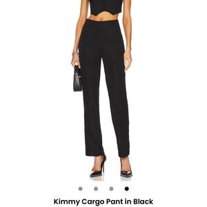 Superdown Kimmy Black Cargo Pants